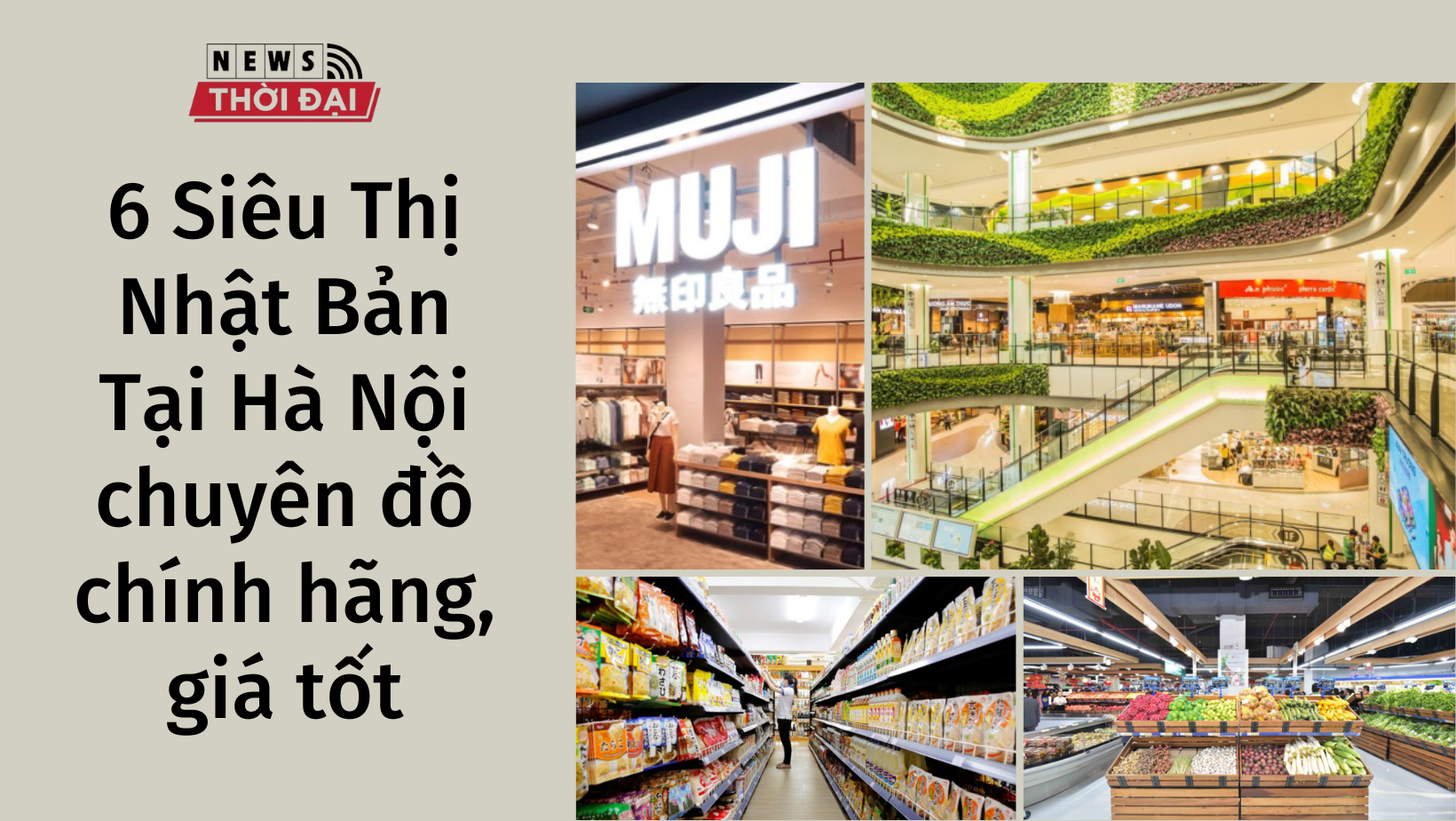 6 Siêu Thị Nhật Bản Tại Hà Nội chuyên đồ chính hãng, giá tốt